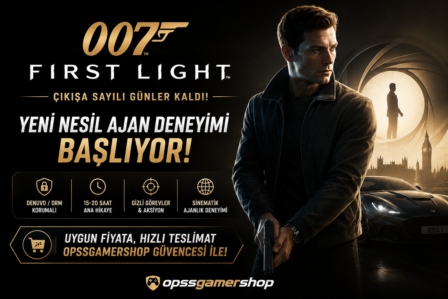 007 First Light Çıkışına Sayılı Günler Kaldı! Denuvo Koruması, Oynanış Süresi ve Oyunu Uygun Fiyata Nasıl Oynayabilirsiniz?