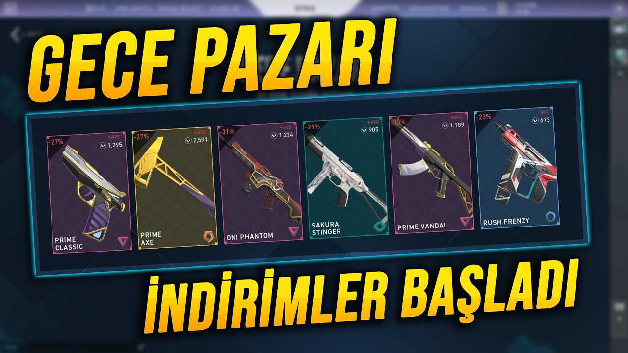 Valorant Gece Pazarı Geldi! 2025 Aralık Gece Pazarı, Ucuza Valorant Skin Satın Alma Yöntemi!